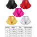 Women's Shiny Ruffle Dance Booty Shorts - High Waist Metallic Mini Hot Pants for Stage, Pole Dance, Yoga - Large Silver - Buy Online on GoSupps.com