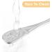 Sibba Mini Spoon Face Spatula Makeup Small Skincare For Cosmetics Mask Make Up Tool Beauty Skin Care Lotion Cosmetic Facial Spatulas Cream Product Moisturizer Applicator Tiny Scoop Lip Scooper Silver - Buy Online on GoSupps.com