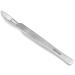 Professional hornhauber stumped scalpel cream-scrub made of stainless steel corneal remover pedicure scraper for a gentle removal of the cornea for foot care 14.5 cm (model 1)