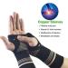 Faddare Copper Infused Wrist Support Sleeves - 1 Pair for Injury Recovery & Arthritis Relief (Left & Right Hand - Buy Online on GoSupps.com