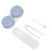 Tmishion contact lens container contact lens tank contact lens container travel set portable mini contact lens container container with clip-on lens solution bottle for on the go