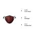 Livinguard PRO MASK - 3-Layer Adjustable Washable Reusable Face Mask (Cosmic Red S) | International Shipping Available - Buy Online on GoSupps.com