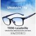 Eyglajdd TR90 Reading Glasses 3 Pack for Men & Women - Lightweight Matte Finish Blue Light Filter 1.0x Magnification - Buy Online on GoSupps.com