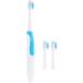 Pearl Electric Toothbrushes - 2 Set Sonic Toothbrush with 3 Attachments & Travel Holder | International Shipping - Buy Online on GoSupps.com
