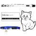 Custom Embroidered Nylon Cat Collar with Bell - Personalized Breakaway ID Collar for Cats with Name & Phone Number - Buy Online on GoSupps.com