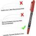 Hemoton 18 Pcs Tattoos Position Marker Eyebrow Pen Tattoos Using Pen Marking Pen Eyebrow Pencil Ink - Buy Online on GoSupps.com
