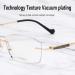 Bezax Ultra-Light Frameless Cutting Glasses | Anti-Fatigue Multifocal Computer & Reading Glasses for Seniors | Anti-Blue Light | International Shipping - Buy Online on GoSupps.com
