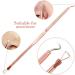 Blackhead Remover Pimple Comedone Extractor Tool Acne Kit - Treatment for Blemish & Whitehead Removal - Nose & Face Skin Care Tool (Gold) - Buy Online on GoSupps.com