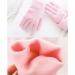 1Pair Moisturizing Spa Gloves Soft Cotton Gel Lining Gloves with Plant Essential Oil and Vitamin E Beauty Gloves for Dry Rough Hands Skin(Pink) Gloves Cotton - Buy Online on GoSupps.com