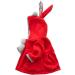 TMEOG Baby Girls Rabbit Ears Cloak Hooded Winter Coat 9-12 Months Red - Buy Online on GoSupps.com