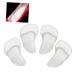 Healeved 3 Pair Clear Pumps Insoles for Heels Clear Heel Shoe Grips Heel Grips Cushions Gel Half Insoles Floor Mat Arch Support High Heel Heel Pad Soft Heel Massage Pads Clear High Heels Picture 1 L
