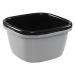 Inhouse 18 Quart Plastic Washing Basin Large Dish Pan Basins 2 Packs