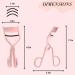 Vegan Eyelash Curler - Eye-Opening Tool for Lifted Lashes | Safe & Gentle with Extra Rubber Pad - Buy Online on GoSupps.com
