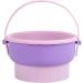 Portable Makeup Brush Cleaning Bowl 3-in-1 Silicone Makeup Brush Cleaning Bowl with Lanyard for Drying and Storage Accessories Function (Purple) - Buy Online on GoSupps.com