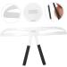 Didiseaon Bubble Leveler Eyebrow Marker Stainless Tattoos Eyebrow Ruler Position Ruler Triangle Eyebrow Marks - Buy Online on GoSupps.com