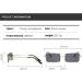 Rimless Rectangular Sunglasses | Vintage Frameless Metal UV400 Eyewear for Square Faces - Buy Online on GoSupps.com