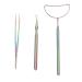 Lash Lift Tweezers Tool Easy Separate Close Bite Lash Lifting Tool Set Stainless Steel Moon Shaped with Storage Box for Beauty Salon (GERNIEagwnq7xyr8-11)