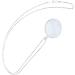 Necklace Magnifying Glass Magnifying Glass Safe Magnifying Glass with Chain Reading Magnifier for Reading for Working (Silver) - Buy Online on GoSupps.com