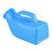 Male Portable Urinal Reusable Pee Bottles Home Thick Firm Bottle with Lid for Men 1L (Blue) Happy