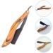 Nolitoy Stainless Steel Folded Razor - Vintage Hairdresser Razor with Wooden Handle for Perfect Haircuts - Buy Online on GoSupps.com