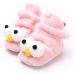 TMEOG Baby Booties Slippers | Infant Boots for First Walking | Winter Sock Crib Shoes for Boys & Girls 0-18 Months | 12-18 Months | H Pink Big Eyes - Buy Online on GoSupps.com