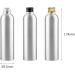 Zeoabsy 4 Pack 250ml Silver Aluminum Bottles - Lightweight Durable Ideal for Cosmetics & Travel - Perfect for Oils & Essences - Buy Online on GoSupps.com