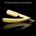Buy Manual Razor Folding Handle Barber Shaving Tool - Golden Hair Trimmer & Beard Set International Shipping Available - Buy Online on GoSupps.com