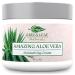 Green Leaf Naturals Face Cream for Women  Moisturizing & Anti-Aging - Aloe Vera  Avocado Oil  Coconut Oil  Vitamin E - Organic Ingredients - Beauty Facial Skincare for All Skin Types - from (4 oz) 4 Fl Oz (Pack of 1)