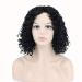 BGHJUE Lace Front Wigs Human Hair Wigs For Hair With Natural Hairline Curly Hair With Baby Hair 38cmBlack