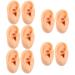 Leg Strap 10 Pcs Silicone Ear Model Ear Zone Model It Band Strap Silicone Molds Body Jewlery Ear Piercing Earrings Jewelry Display Ear Models Ear Piercing Mold Perforation 6x4.8x4cmx5pcs Light Yellowx5pcs