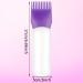 SIBBA 170ml Root Comb Applicator Bottle - Professional Hair Oil Applicator with Scale & Brushes - Dark Violet - Buy Online on GoSupps.com