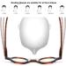 Retro Round Frame Reading Glasses Men Women Stylish Blue Light Blocking Readers With Spring Hinges(Couleur:Blue Grandeur:2.0x) - Buy Online on GoSupps.com