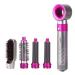New Curling Iron 5 in 1 Curling Wand Set with 3 Barrel Hair Curler Interchangeable Ceramic Barrels and Hair Straightener Brush Auto wrap Hair Styler Detachable Brush Heads Comb for Straightening Automatic Curling Styling Hair Wrap Curler