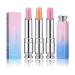 3 Pcs Korean Magic Color Changing Lip Balm Set - Long Lasting Waterproof Moisturizing Lip Tint Stain Gloss for Women - Buy Online on GoSupps.com