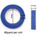 Blue Painter's Tape 3 Rolls - 0.7 Inch x 60 Yard - Multi Surface Masking Tape for Painting and Decoration - Indoor and Outdoor Use - 180 Yard Total - Buy Online on GoSupps.com