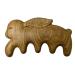 1PCs rabbits form natural sandalwood comb meridian comb skin care massage comb health care body-meridian massage tool