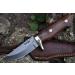 Perkin Handmade Damascus Hunting Knife - AR100