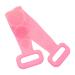 Silicone Back Scrubber for Shower and Bath - Gentle Spa Massage Skin Care Tool - Blue and Pink Brushes with Hanging Hooks | Sensitive Skin Comfort - Buy Online on GoSupps.com