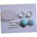 Homsfou Contact Lens Container - 4-Piece Care Box for Lens Holders & Contact Lenses - Buy Online on GoSupps.com