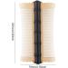 ASIEIT Double-sided Head Lice Comb Fine Tooth Hair Grooming Comb Lice Comb Flea Lice Removal Comb Bamboo Shape for Cats Dogs (Black) - Buy Online on GoSupps.com