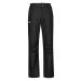 Kirkjub ur "Skadi men's ski pants with snow water-repellent material loose fit optimal wind and weather protection in black and blue standard L black