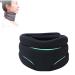 Iffany cervical spine Brace snoring neck bandage soft foam neck support pillow neck bandage for neck pain relief and support neck support bandage for men and women black