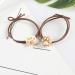 xbiez Cartoon Kitten Paw Style Cat Paw Hair Tie Hair Rope Strong Hold Christmas Costume Cat Paw Cute Hair Rope Non-Slip Beige 1 - Buy Online on GoSupps.com