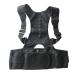 ZUIAI Posture Corrector Adjustable Support Magnetic Back Shoulder Brace Belt Unisex(M) Medium B