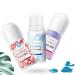 Beauty Host Deodorant Roller Set of 3 Floral World Ocean Wind Sweet Kiss Scents