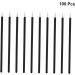 Mikinona 100pcs Eye Makeup Tools Cosmetics Brush 10X0.5X0.5cm White - Buy Online on GoSupps.com