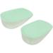 Buy Silicone Gel Arch Support Heel Pads - Height Increase Insoles (3.5cm) for All Day Comfort - Light Green Polka Dots | International Shipping Available - Buy Online on GoSupps.com
