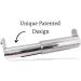 Teravan Standard Toilet Paper Extender - Fits Double and Triple Rolls, Easy to Use - Silver/Chrome - Buy Online on GoSupps.com
