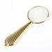 Mini Vintage Handheld Magnifier Metal Frame HD Optical Glass Lens Good Times