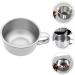 Buy Minkissy 2-Pack Stainless Steel Shaving Cups - Men's Razor Accessories for Perfect Shave | International Shipping Available - Buy Online on GoSupps.com